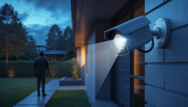 best floodlight security camera wired