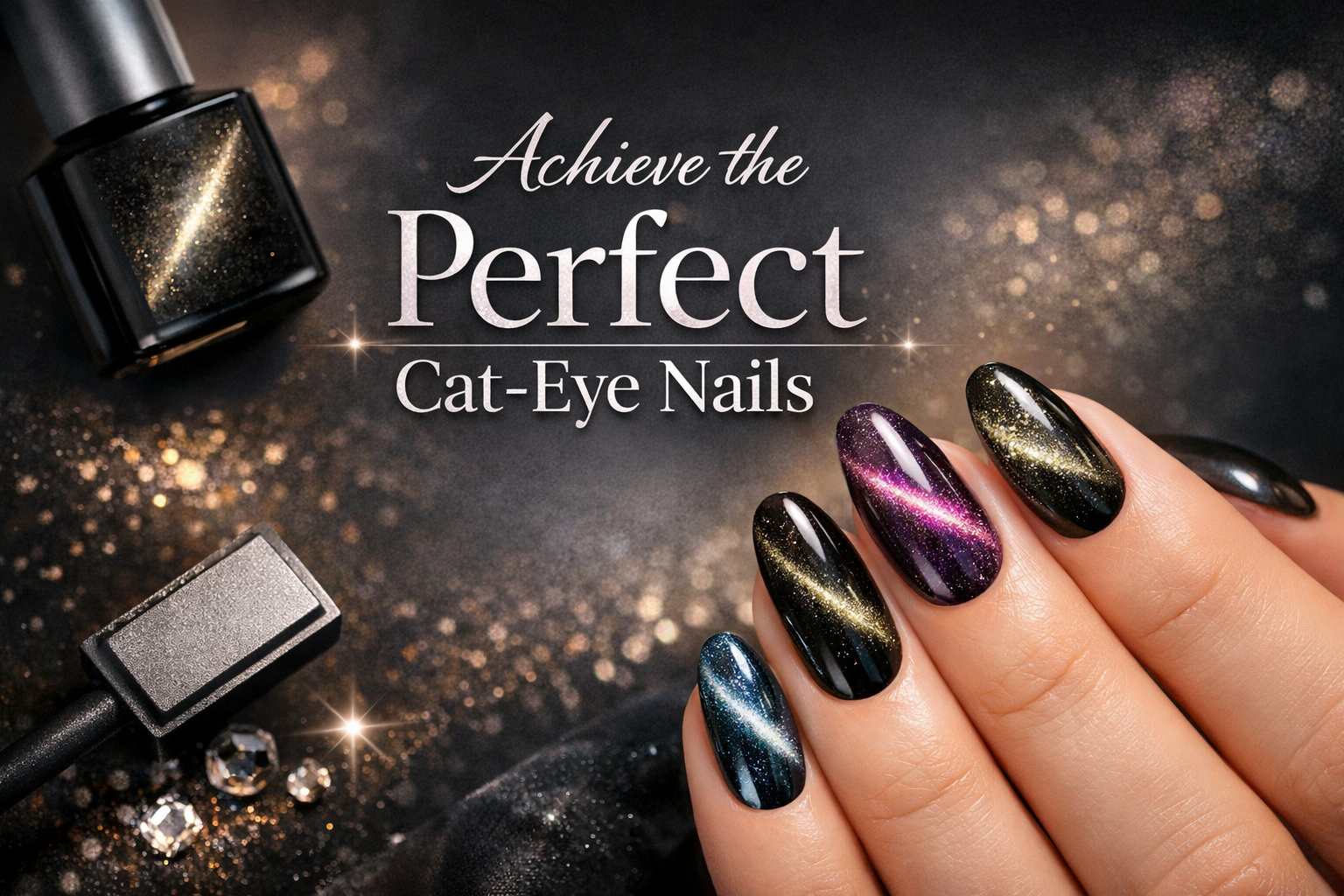 Cat Eye Nail Polish: Achieve the Perfect Cat Eye Nails 1 Achieve the Perfect Cat Eye Nails 2 Focus Desk Pro
