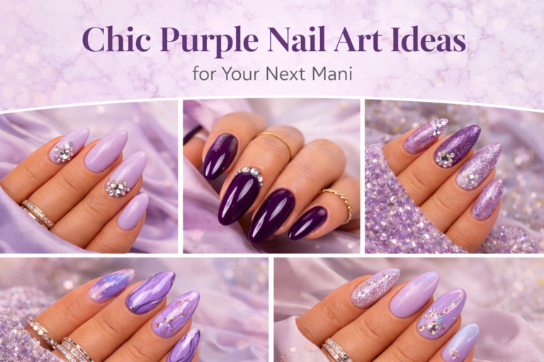 Chic Purple Nail Art Ideas for Your Next Mani 1 Chic Purple Nail Art Ideas for Your Next Mani Focus Desk Pro