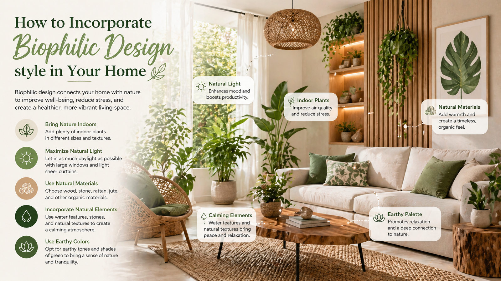 How to Incorporate Biophilic Design style in Your Home Focus Desk Pro