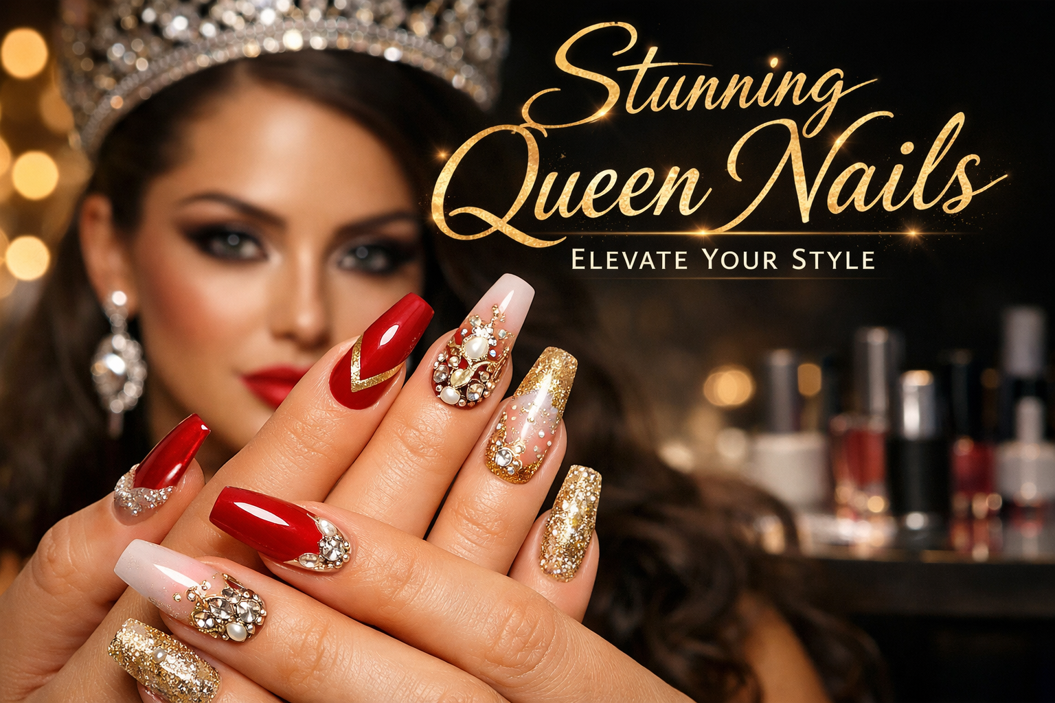 Stunning Queen Nails Elevate Your Style 2 Focus Desk Pro